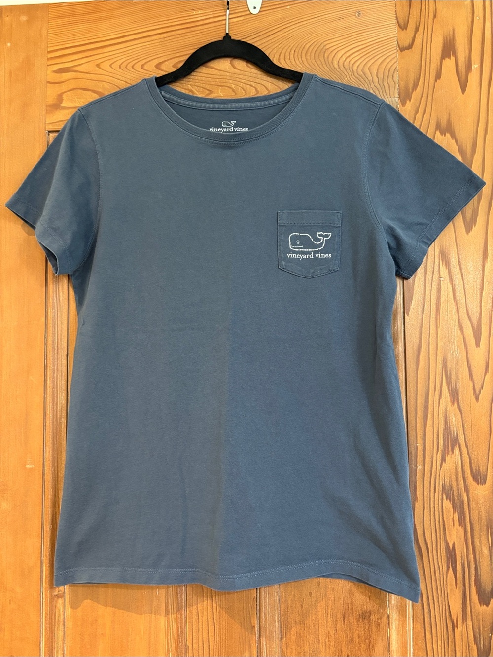 Vineyard Vines Women’s Short Sleeve Pocket Tee - Slate Blue. Size M